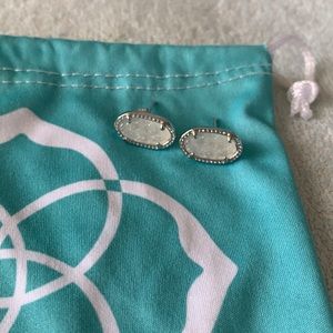 Kendra Scott Iridescent Drusy Stud Earrings